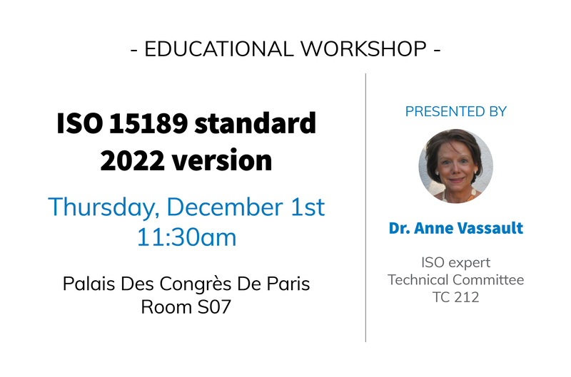 Educational Workshop - ISO 15189 standard: 2022 version